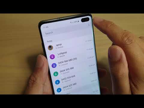 Learn how you can delete records in recent call log on samsung galaxy s10 / s10e s10+. follow us twitter: http://bit.ly/10glst1 like facebook: htt...