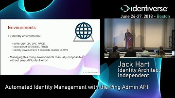 6/27 Automated Identity Management with the Ping Admin API | Identiverse 2018