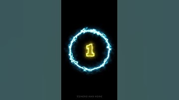 10 Second Electric Countdown Timer | Voice 🔊 Numbers