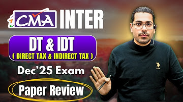CMA Inter Taxation | Dec