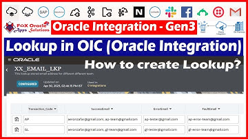 9. Lookup in oic | How to create lookup in oracle integration