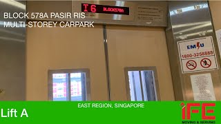 HDB Block 578A (MSCP) Pasir Ris || IFE Elevator 🚘