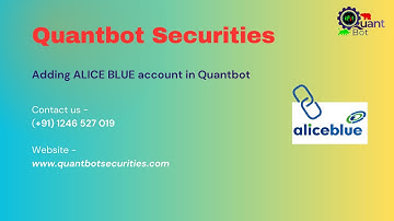 How to add Alice Blue account to Quantbot Copy Trading | Cloud based Copy trading | Multi Broker |