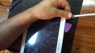 видео Ремонт Samsung Galaxy Tab 4 T230-T231 - замена разбитого стекла тачскрина