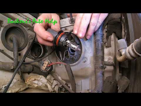 Headlamp Bulb Replacement 1998 Nissan Frontier