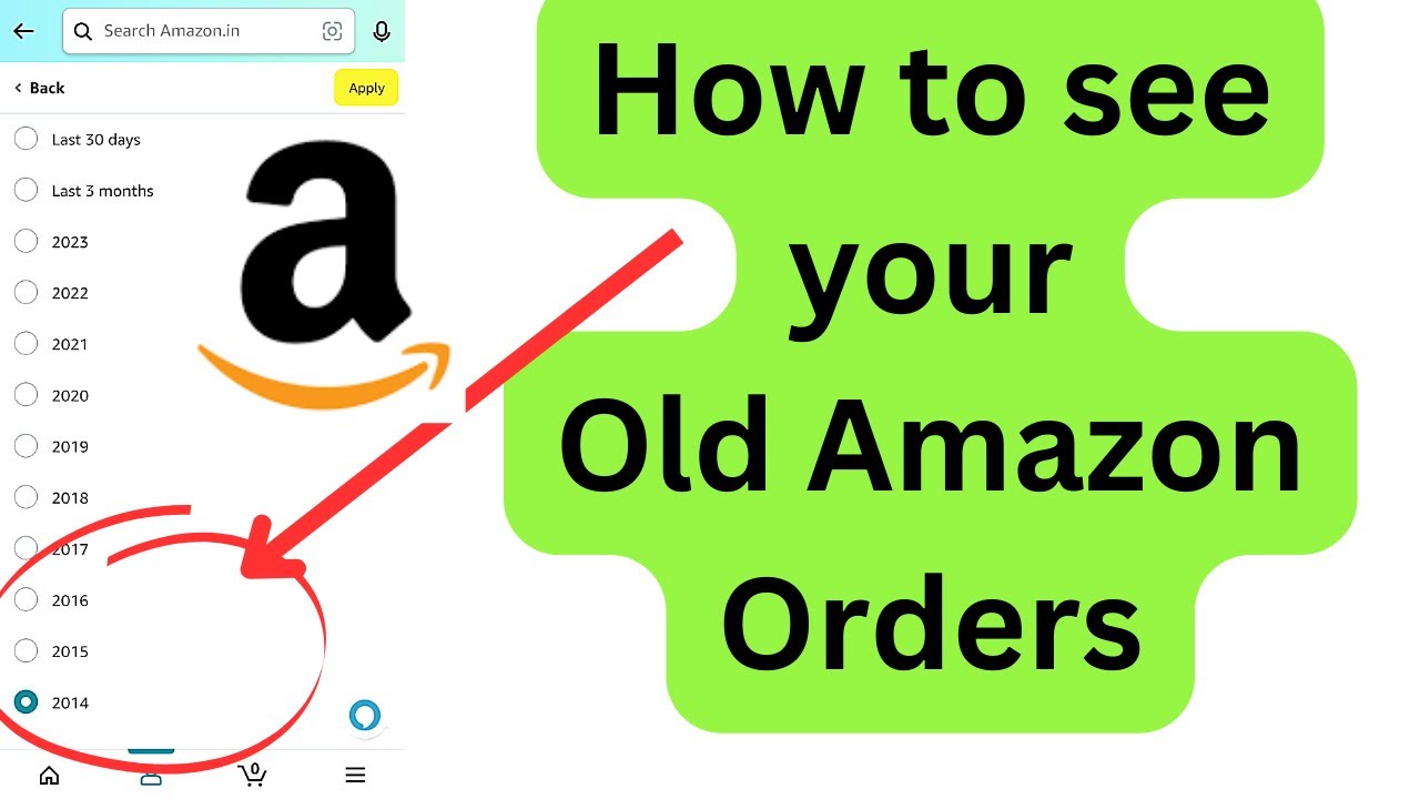 Order History: How to Find Your First-Ever Order