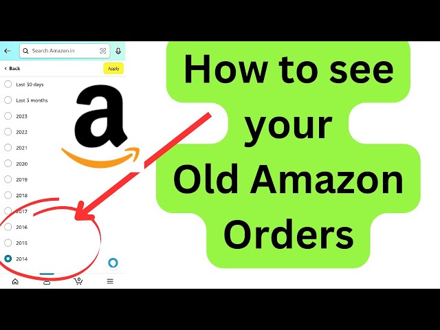 Order History: How to Find Your First-Ever Order