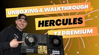 UNBOXING & REVIEW OF OUR NEW CONTROLLER | THE HERCULES T7 PREMIUM!!! | LET'S CHAT ABOUT IT!