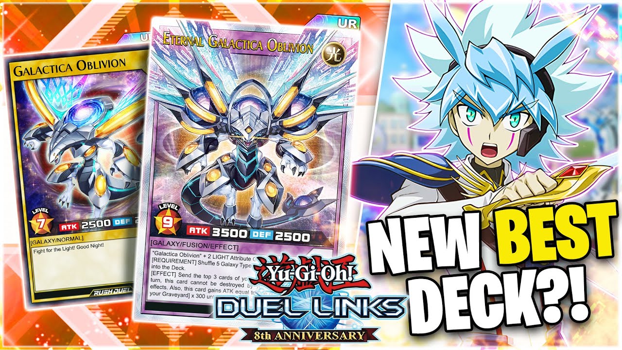 THE NEW BEST DECK?! YUDIAS' ETERNAL GALACTICA OBLIVION FUSION DECK IN WCQ!  | Yu-Gi-Oh! Duel Links