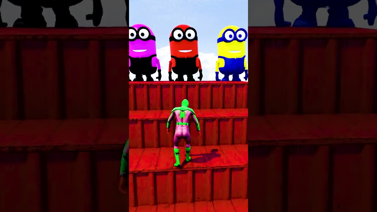 GTA 5 Epic Water Ragdolls | Spider-Man Jumps / Fails ep.10544 