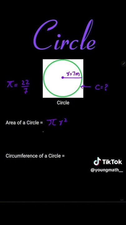 How to find area of circle in easy way . - YouTube