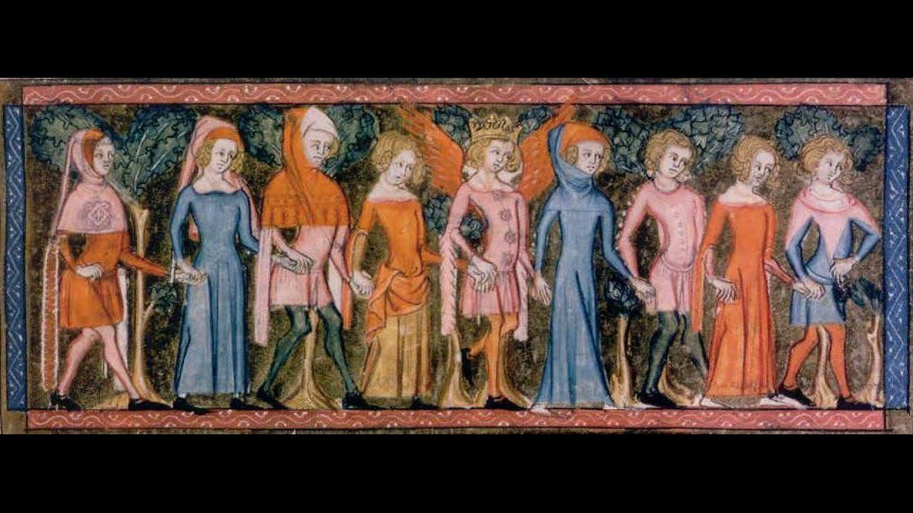Музыка 14 века. Средневековая миниатюра 14 века.