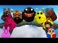 🏝️SPARTAN KICKING POU BOU FAMILY FROM BOU'S REVENGE ,THERE IS DANGER BELOW in FLYGRASS Garry's Mod!