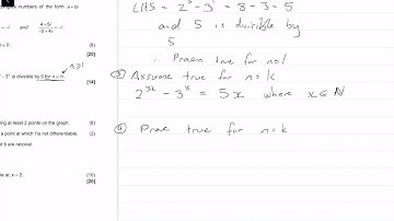 2018 Final|Matric IEB AP Maths Paper 1|Question 3| Proof by Induction