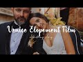 Breathtaking Venice Elopement Film, A true love story