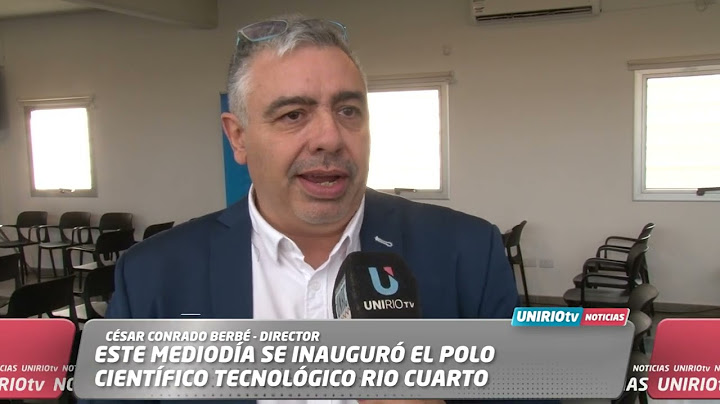 SE INAUGURÓ EL POLO CIENTÍFICO TECNOLÓGICO RIO CUARTO