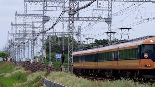 202104251118　12200系　臨時列車　櫛田川橋梁から漕代へ
