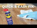 Quick Fix For Squeaky Floors with WD-40!