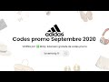 Codes promo adidas en septembre 2020  jusqu 25  de remise ce moisci