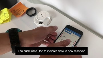Floorsense Desk Reservation - Basic App Operation