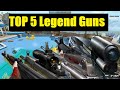 Crossfire NA 2.0 : TOP 5 Legend Guns - Hero Mode X - Zombie V4