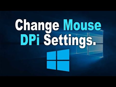 طريقة التحكم في سرعة الماوس dpi mouse في ويندوز 10