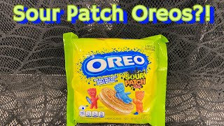 Sour Patch Kids Oreos ~ wth?! #review #oreos #cookies