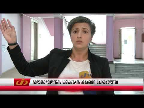 ზედამხედველობის სამსახურის ანგარიში საკრებულოში