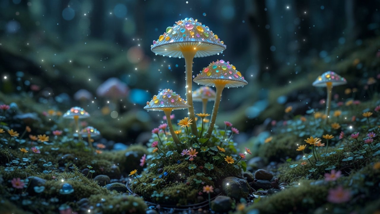 Мох, залитый луной: КAmbient лес для глубокого спокойствия