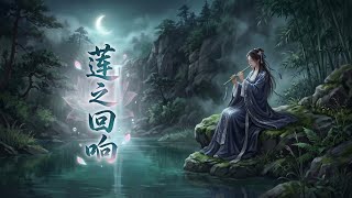 Chinese Moonlight Music: Gentle Flute & Soothing Melodies | Moonlit Mountain Waterfall screenshot 4