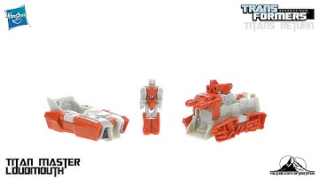 Transformers Titans Return Titan Master LOUDMOUTH Video Review