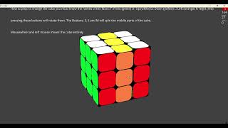 Rubik's Cube in Python Ursina Demo Video