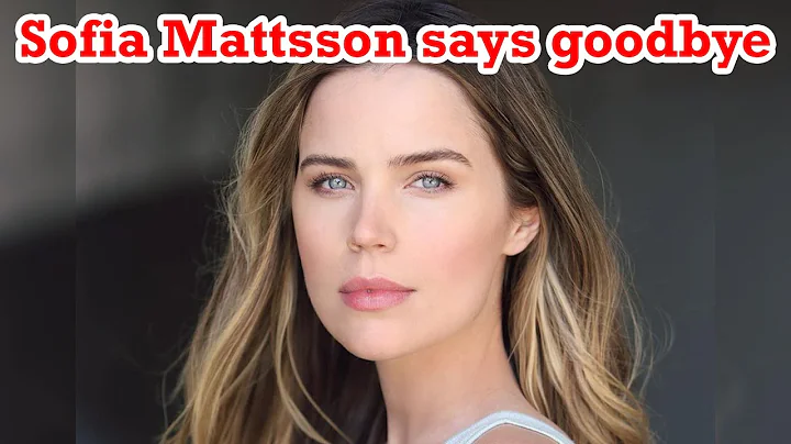 Sofia Mattsson says goodbye - General Hospital Spo...