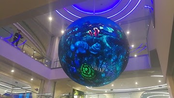 Full Color LED Video Ball Display Screen, led large screen display sign