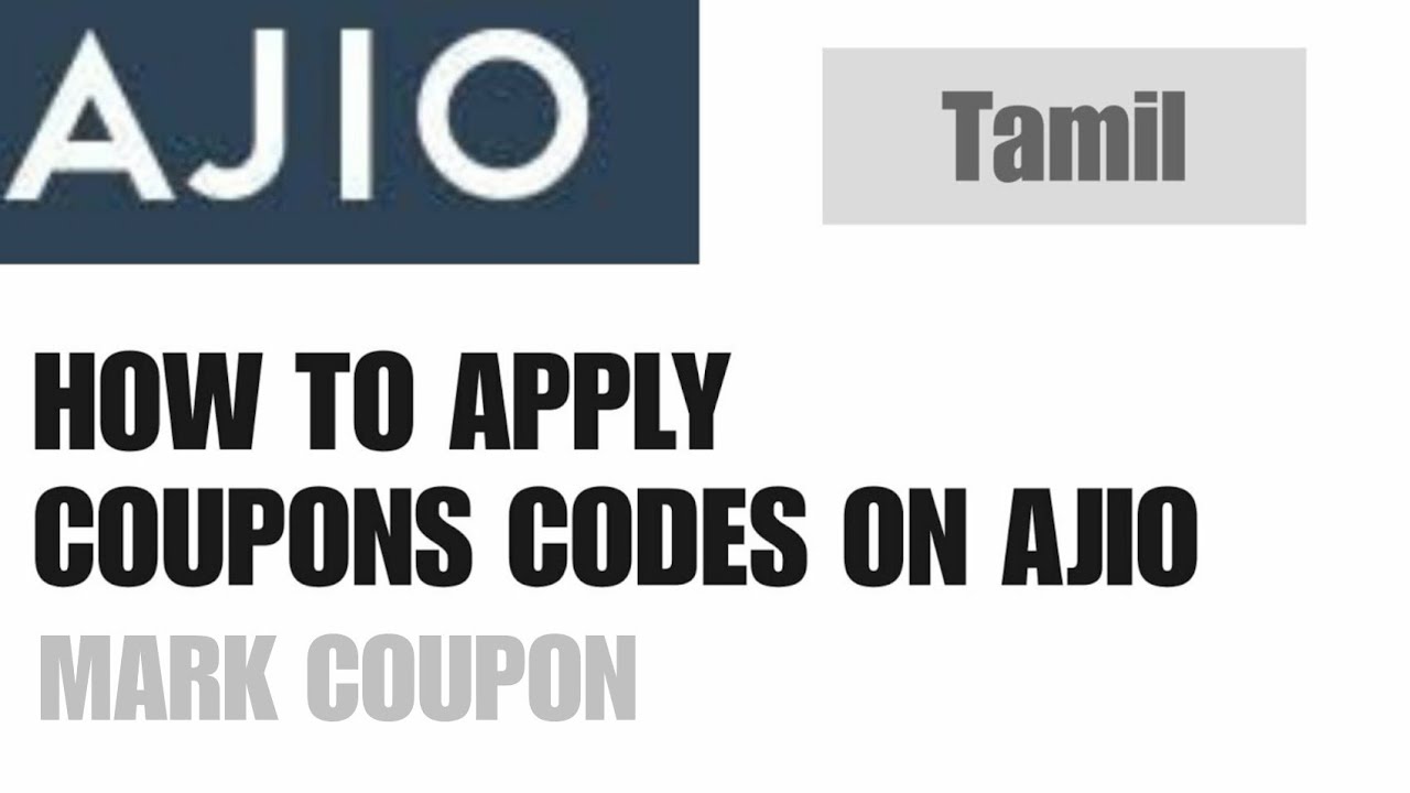 HOW TO APPLY AJIO COUPON IN DETAIL MARK COUPON Kurti YouTube