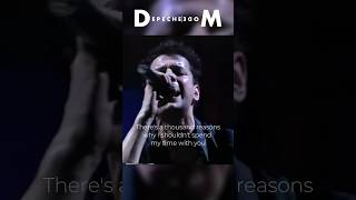 Depeche Mode - Only When I Lose Myself (Freestyler Mix) ft. Bomfunk MC - 2024 Remix, Mashup #shorts