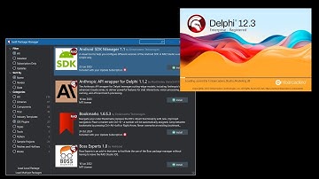 RAD Studio 12.3 使用 Android SDK Manager 安裝 Android SDK 35 資料