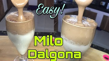MILO DALGONA RECIPE (STEP BY STEP TUTORIAL) | LEGIT MASARAP SUBUKAN MO | WITH CREAM KAYA MASARAP