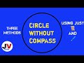 how to draw a circle without a compass