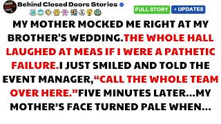 Full My mother humiliated me in front of everyone at my brother’s wedding—then I made one call. Update