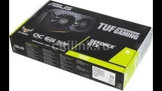 Asus Tuf Gtx1660 O6g Gaming Graphics Card Unboxing And Overview Youtube