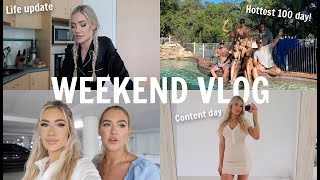 Weekend Vlog / Content Day, Life Update, Mini Haul, Hottest 100 Day & More!