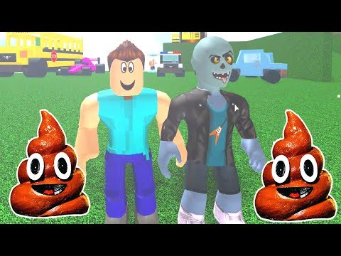 ZOMBİK VE STEVE KAKA OLDU 😱 - Roblox