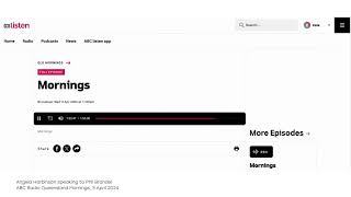 Soft Divorce, ABC Radio, April 3, 2024 screenshot 2