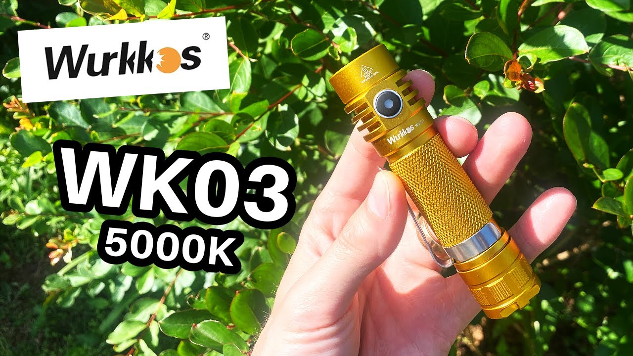 Wurkkos WK03 - Golden Goodness in 5000K CCT