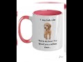 Funny Coffee Mug: "I May Look Calm..." Ceramic Coworker Gift