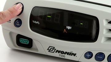 Pulsossimetro Nonin 7500 con modalità media ibrida (Nonin Model 7500 In-Service Training - Italian)