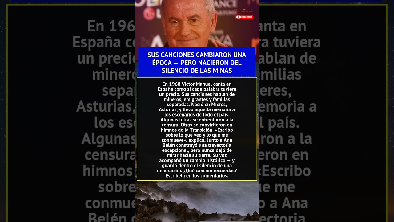 El cantante que puso voz a una generación — y llevó Asturias en cada canción