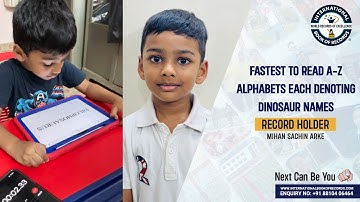 FASTEST TO READ A Z ALPHABETS EACH DENOTING DINOSAUR NAMES