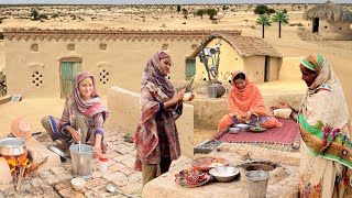 Evening routine of desert Girl | Cooking unique & traditional food | Pakistan desert village life